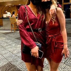 Revolve Red house of Harlow dress